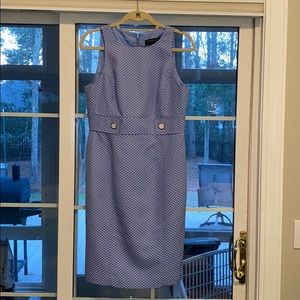 Super cute blue and white dress